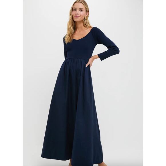 Tuckernuck Navy Clea Dress Sz M - Picture 1 of 7